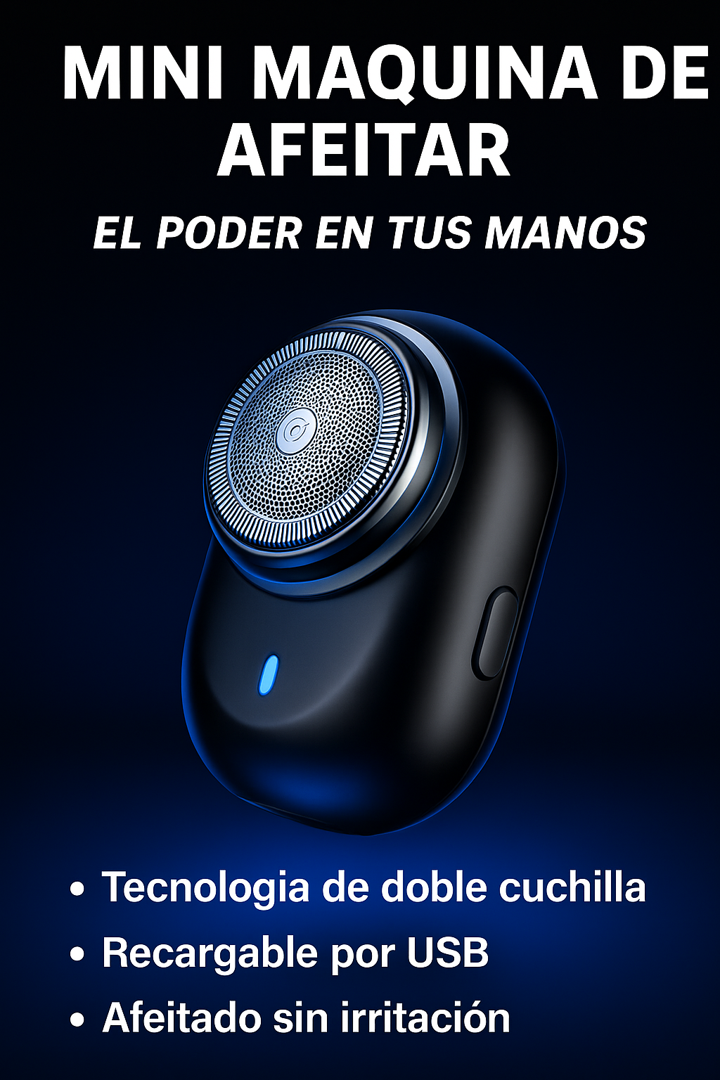 Mini afeitadora portátil