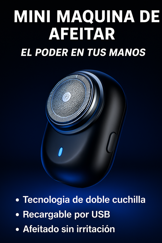 Mini afeitadora portátil