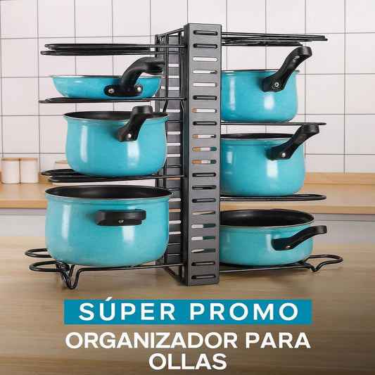 ORGANIZADOR DE OLLAS Y TAPAS