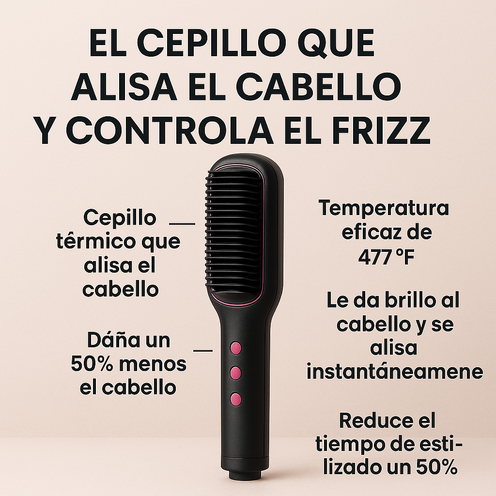 Cepillo alisador 3 en 1