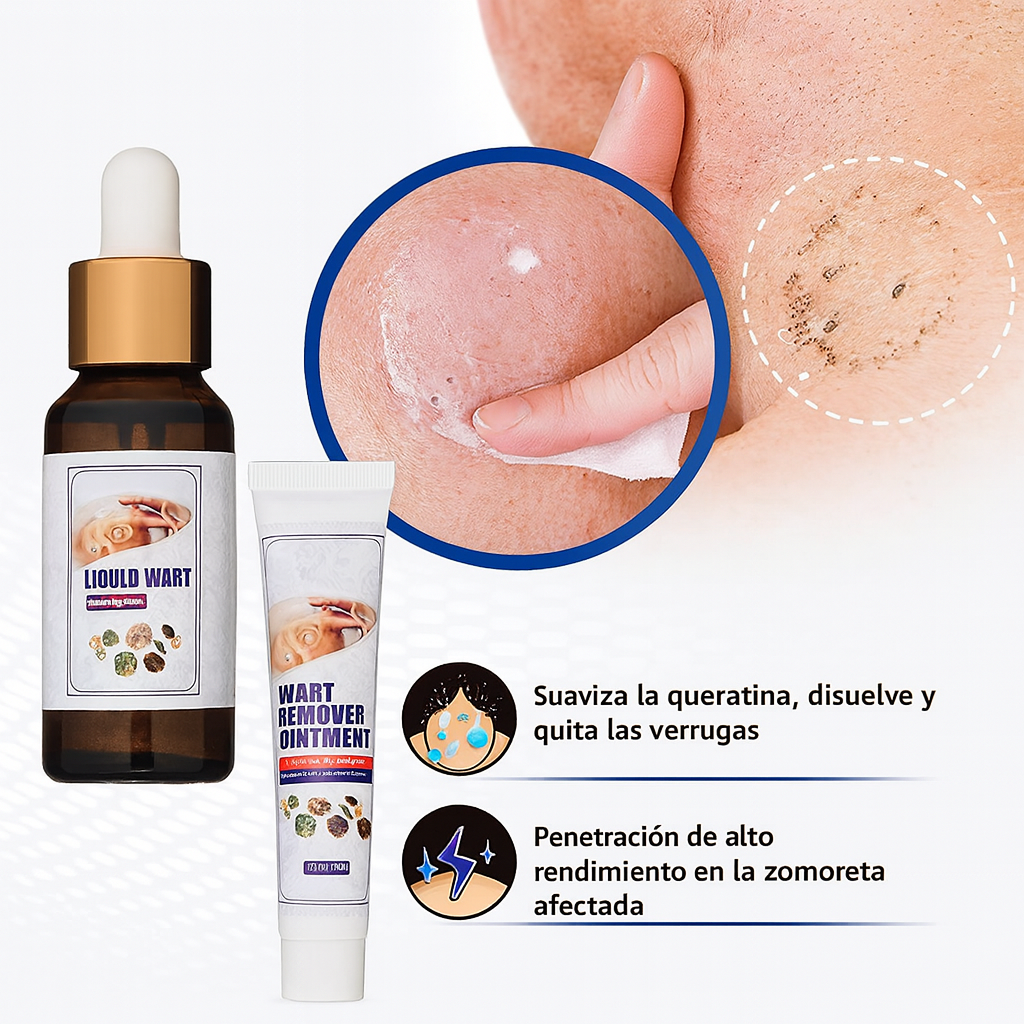2*1 Crema+Sérum Removedor de Verrugas