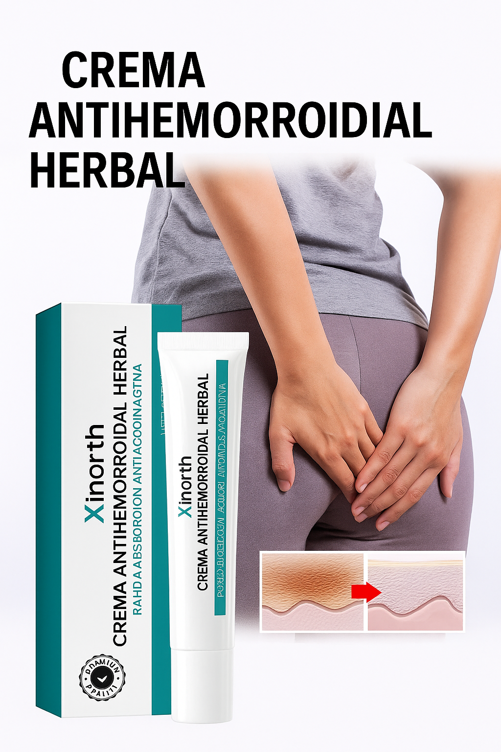 Crema Herbal para Hemorroides
