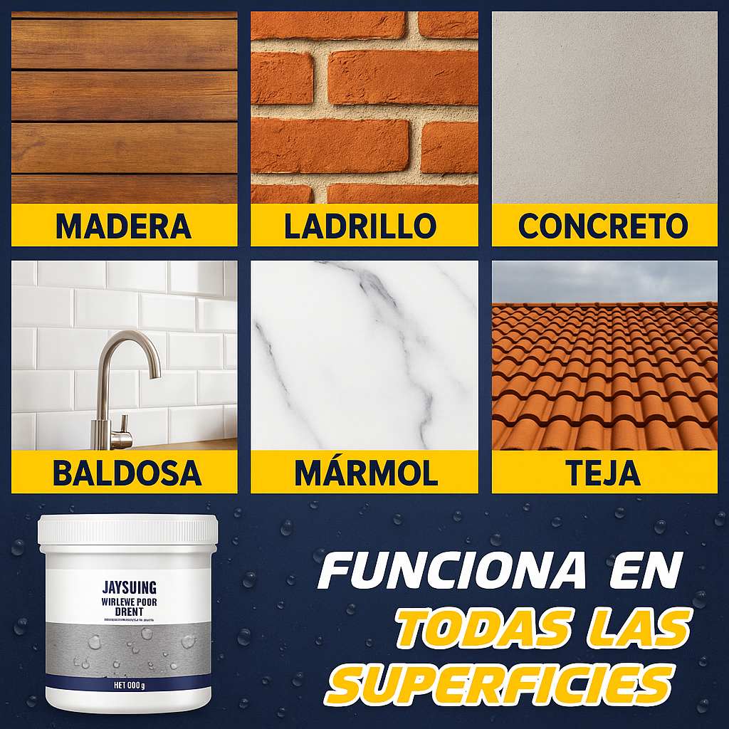 Sellador Impermeabilizante de Fugas y Grietas