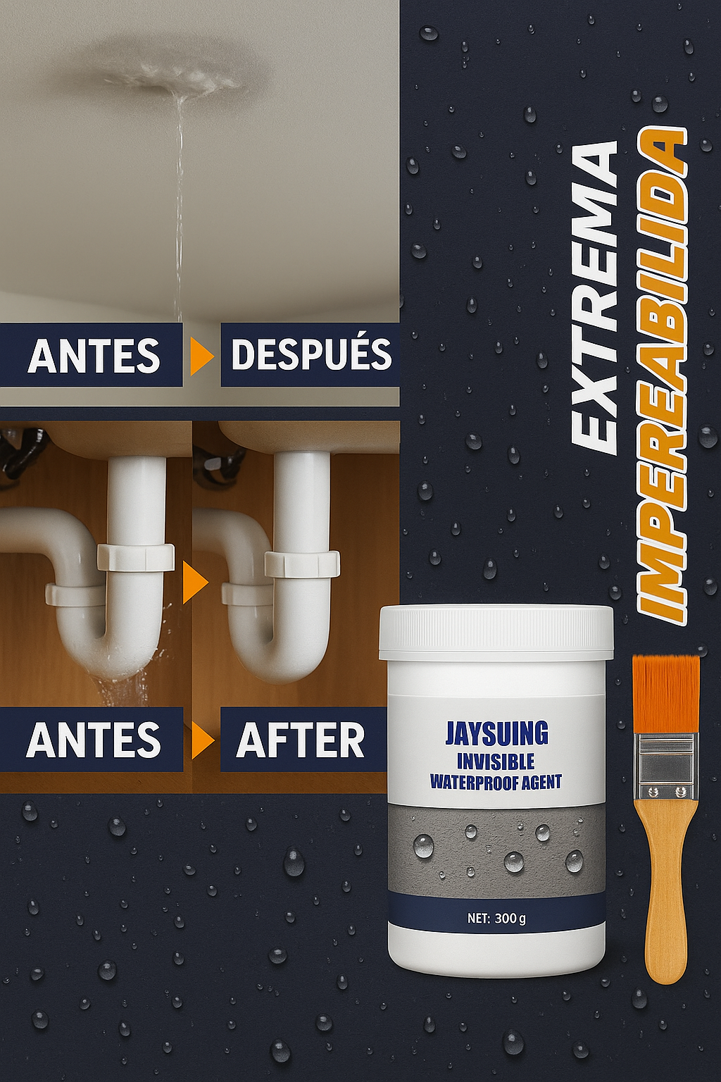 Sellador Impermeabilizante de Fugas y Grietas