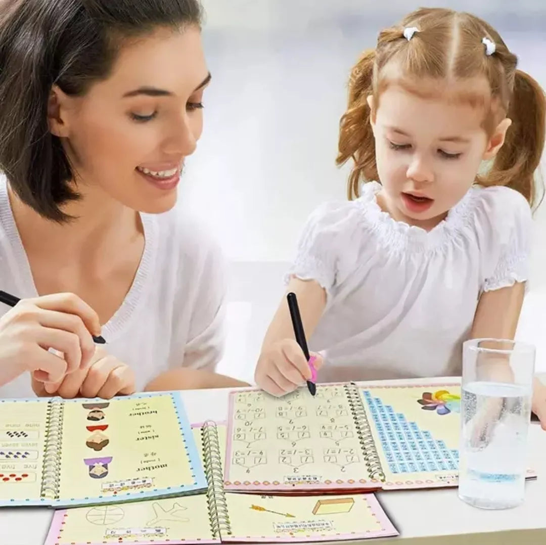 KIT  4 LIBROS DE CALIGRAFIA MONTESSORI