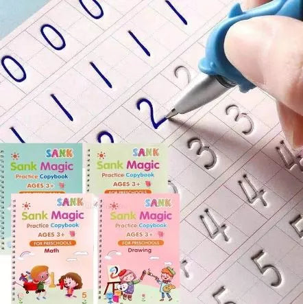 KIT  4 LIBROS DE CALIGRAFIA MONTESSORI