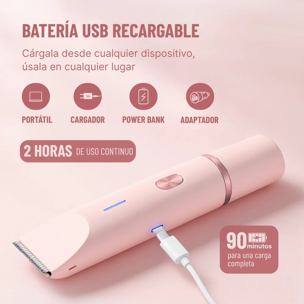 Depiladora Eléctrica Dama 2 en 1