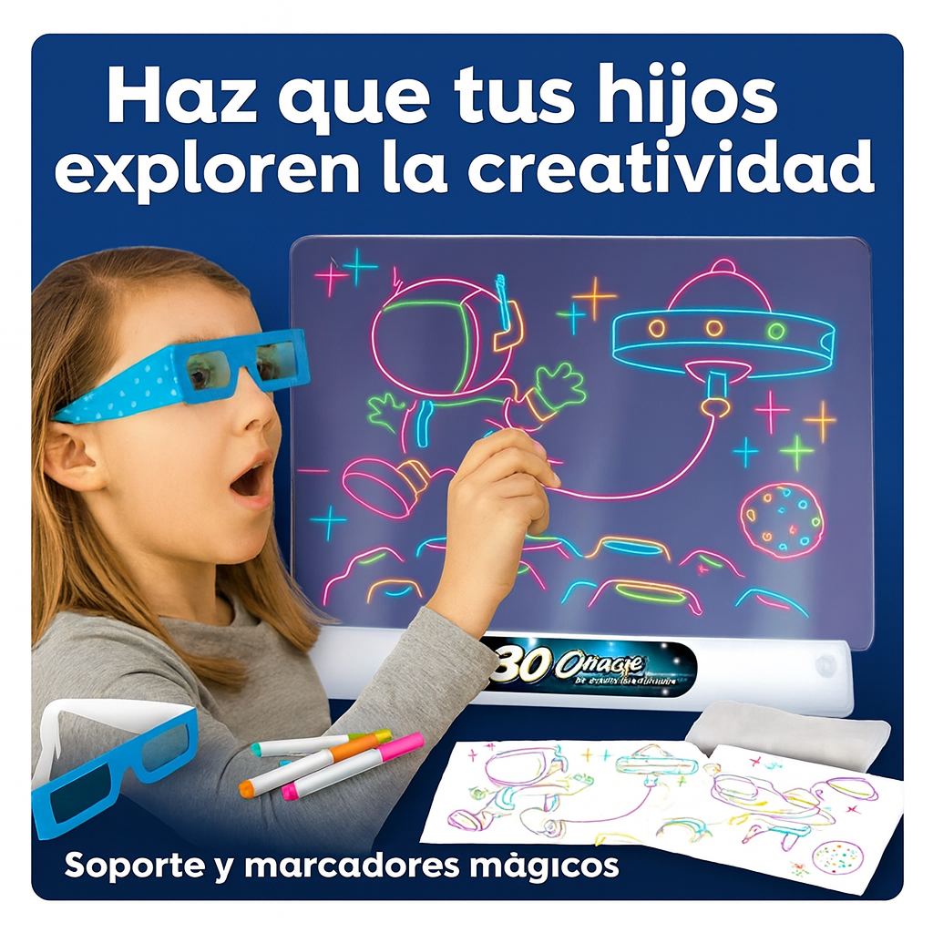 Pizarra Mágica Luminosa